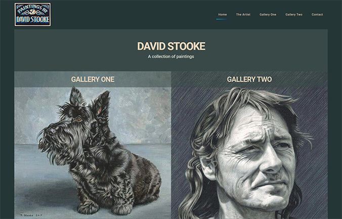 David Stook Artist Website