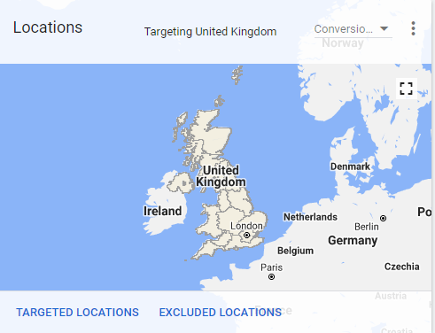 Google Ads Locations