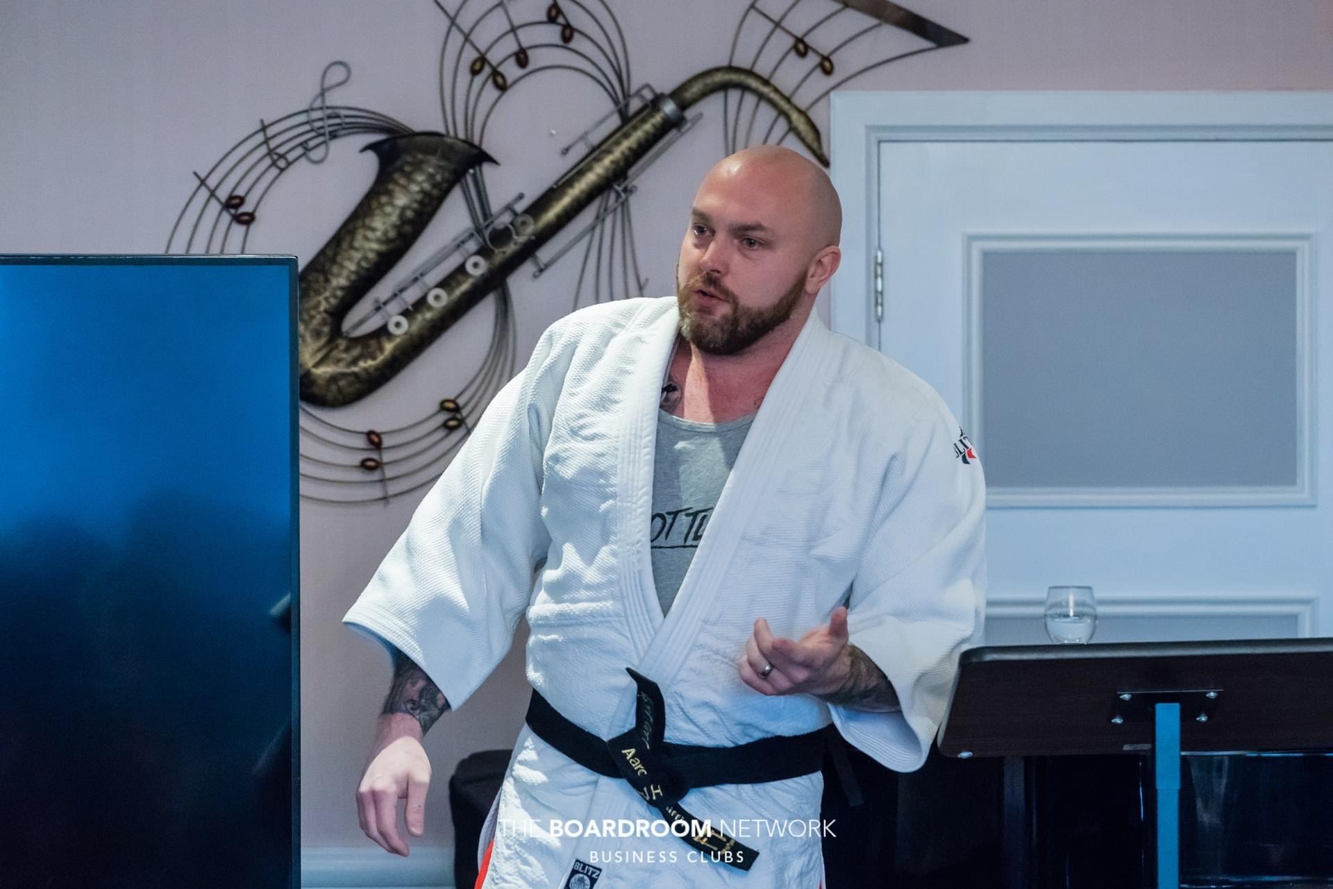 Judo presentation at The Boardroom Network